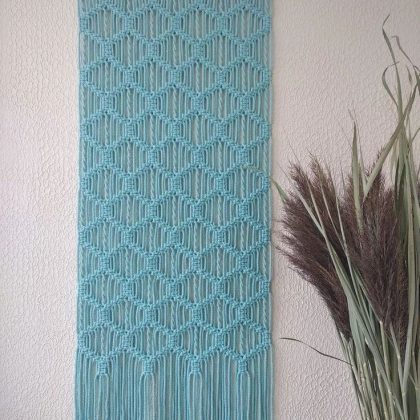 Painel em macrame